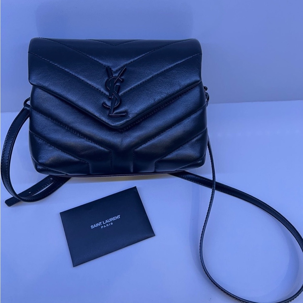 YSL MINI BAG BLACK IN BLACK